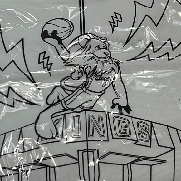 Sacramento Kings Canvas Coloring Bag - Picture 2 of 4